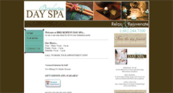 Desktop Screenshot of brickertondayspa.com